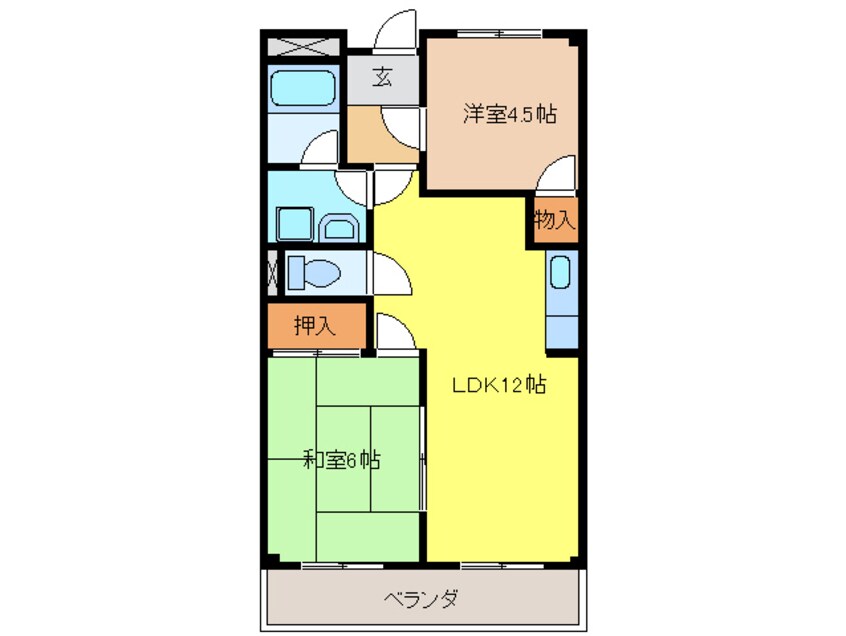 間取図 ウインズ江南