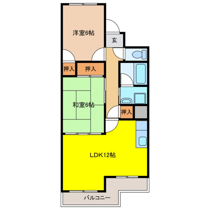 間取図 グリーンハイツ白山第1