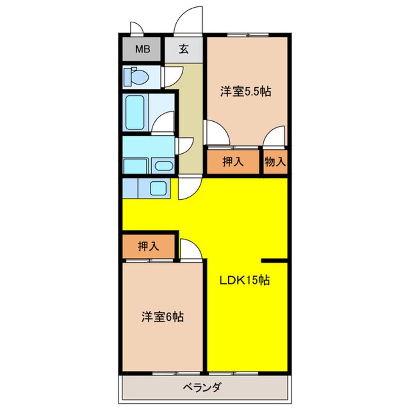 間取図 ＴステージミカーレⅡ