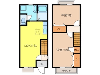 間取図 Branche　柏森Ⅰ