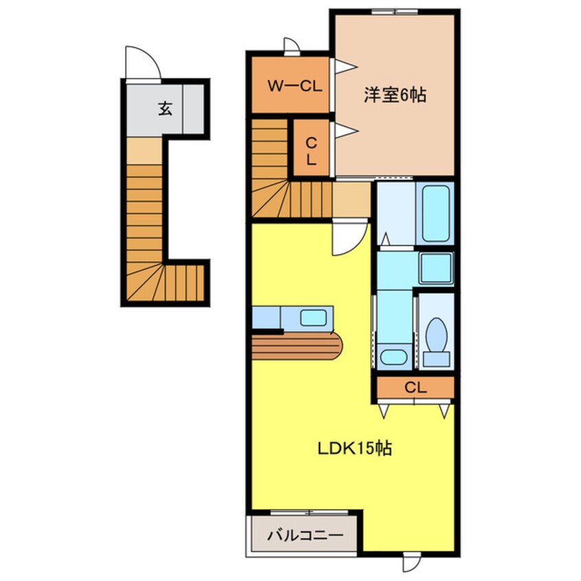 間取図 オークフォレスト明和Ⅴ