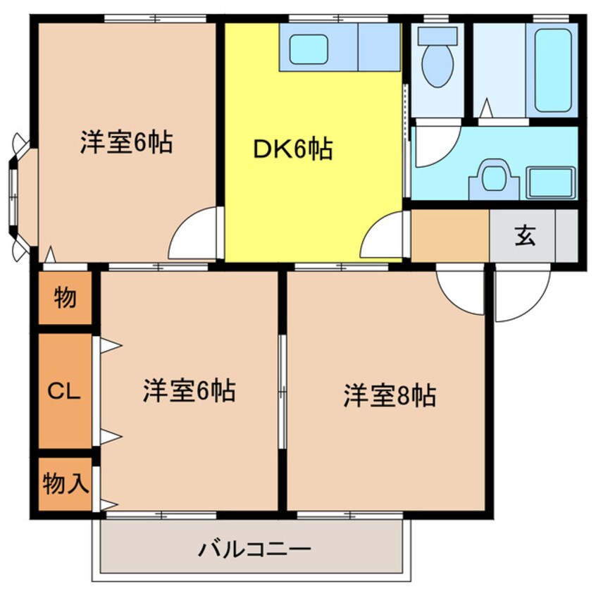 間取図 エステート