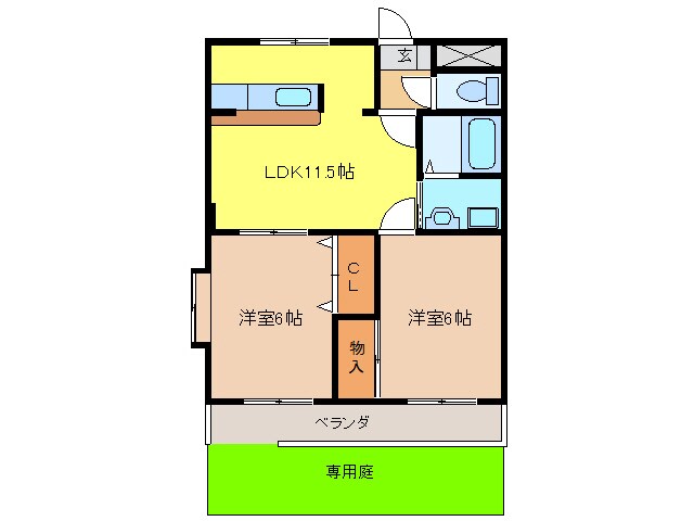 間取り図 メゾンフリージア