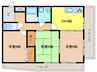 ラ・プルミエール 3DKの間取り