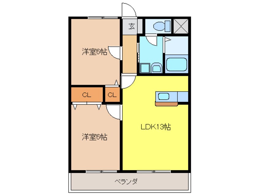 間取図 ガーディアン扶桑