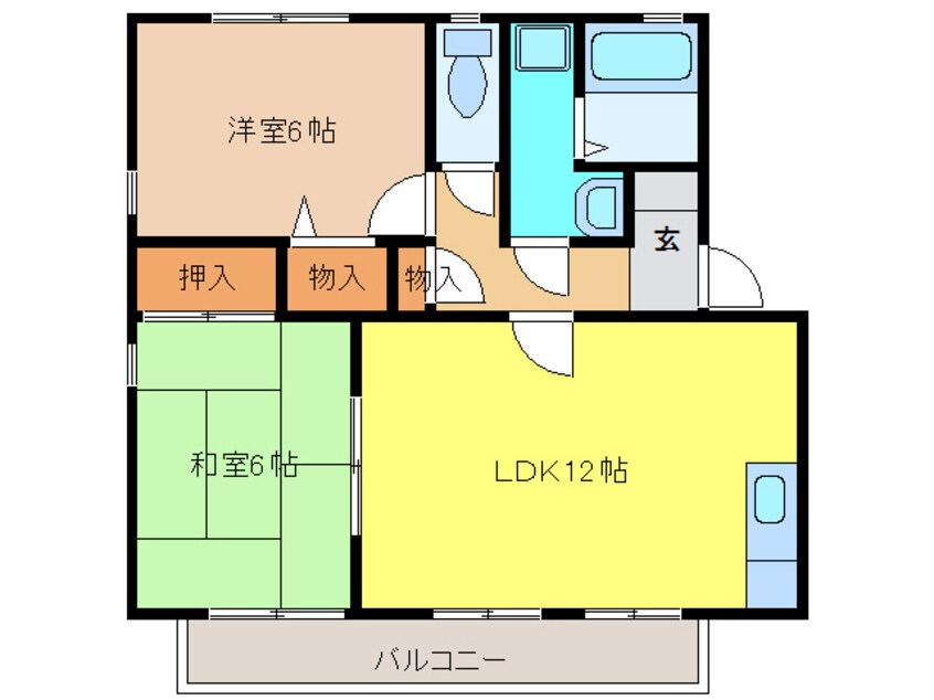 間取図 アムール栄