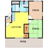 ハイホーム新宮 2LDKの間取り