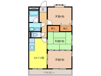 間取図 杉ハイツ