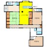 尾崎町桐野７６借家 3LDKの間取り
