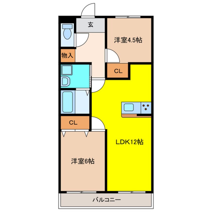間取図 ＤＯＭＵＳ　ＳＨＩＭＡ