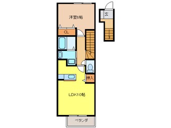 間取図 カスカータⅣ