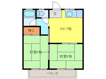 間取図 グリーンハイツ