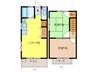 杉本住宅 2LDKの間取り