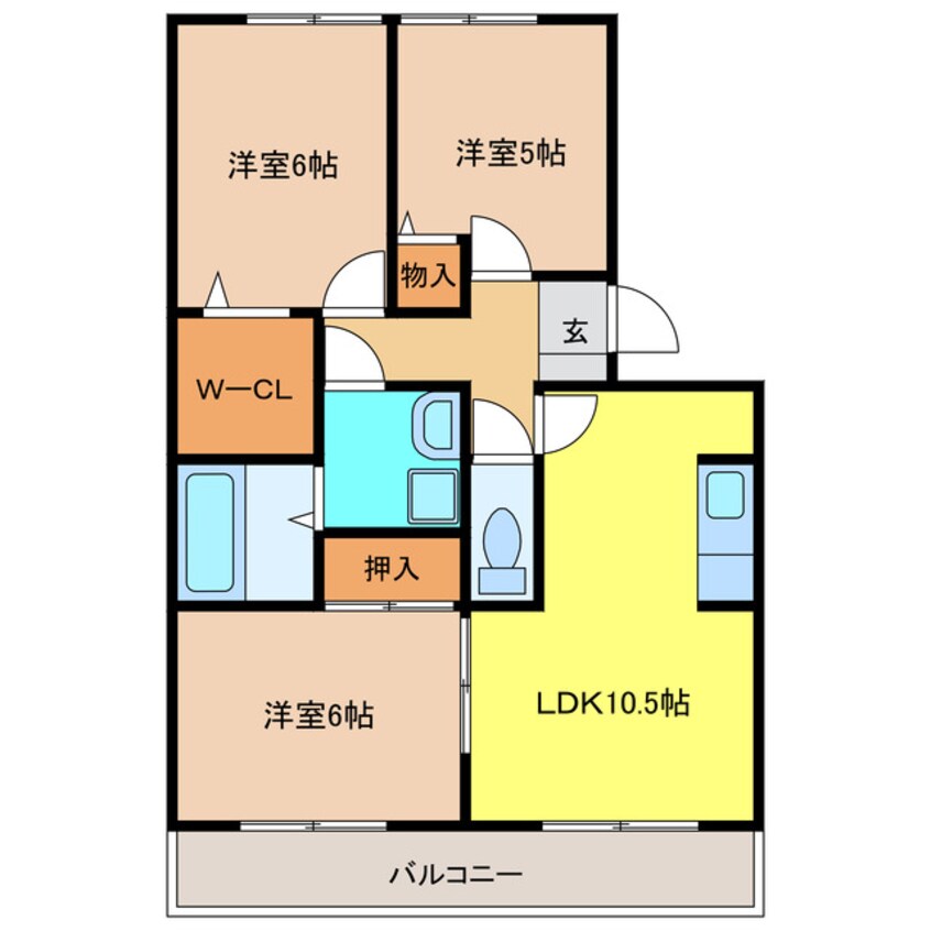 間取図 そなぎハイツ