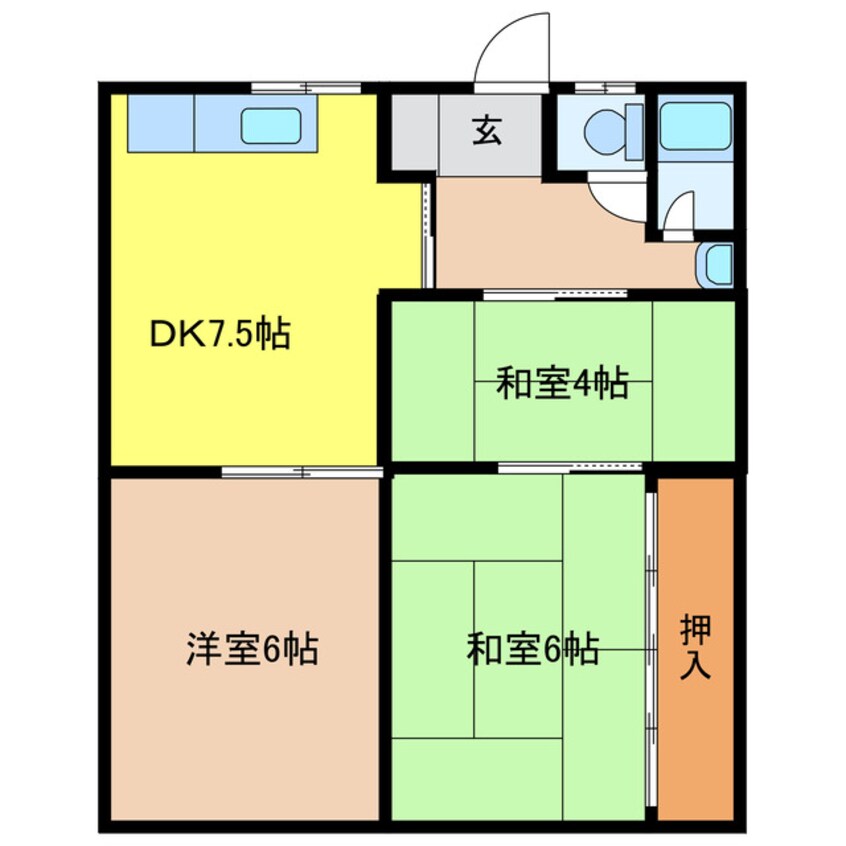 間取図 金華荘