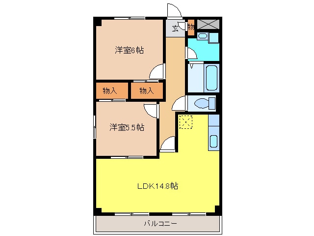 間取り図 フローリア江南