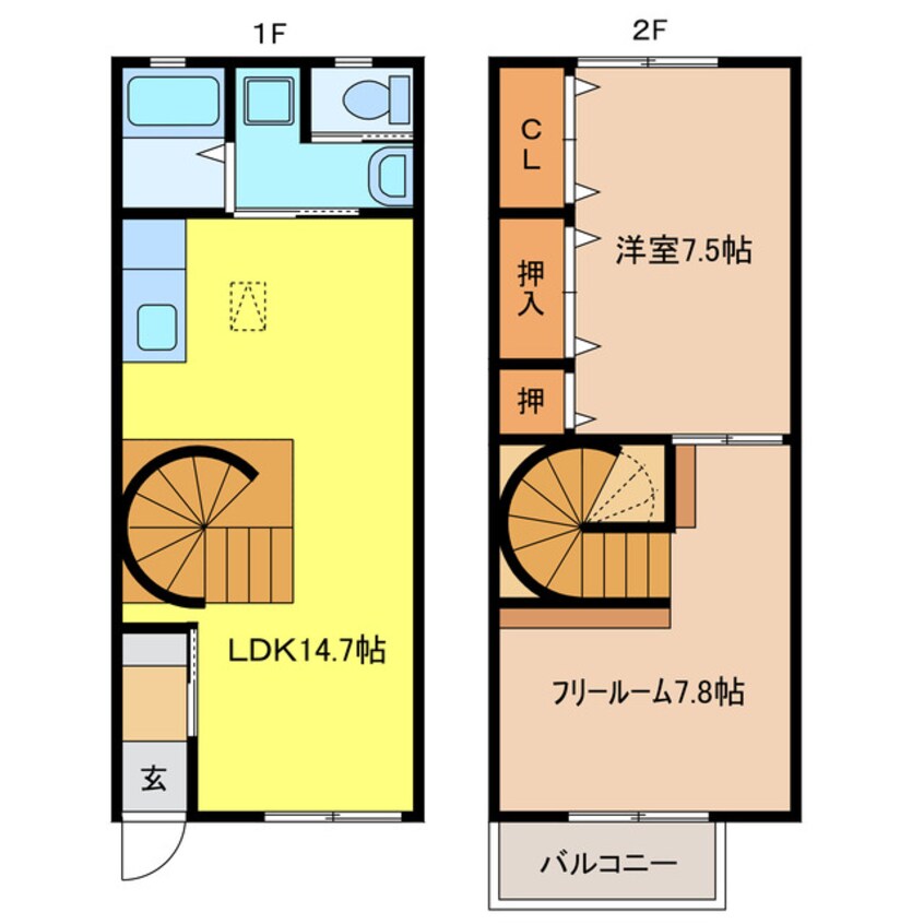 間取図 プレジョイア