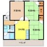 コーポ倉知 3DKの間取り
