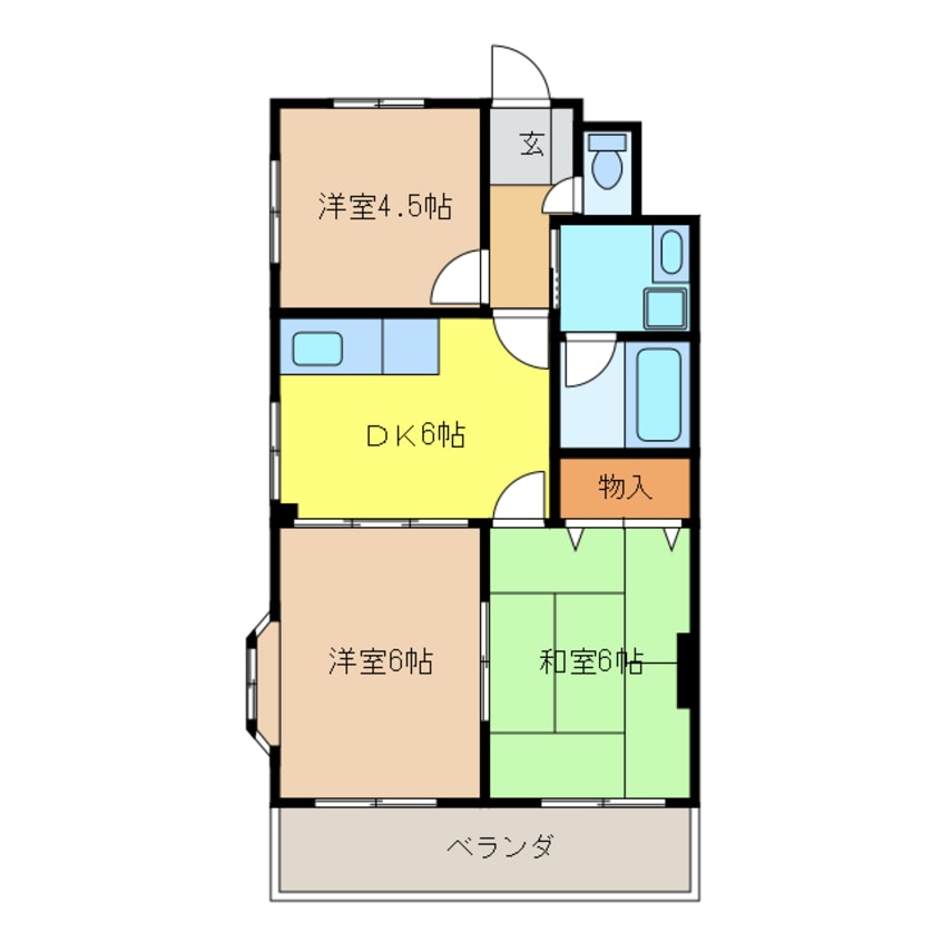 間取図 サンライト藤宮