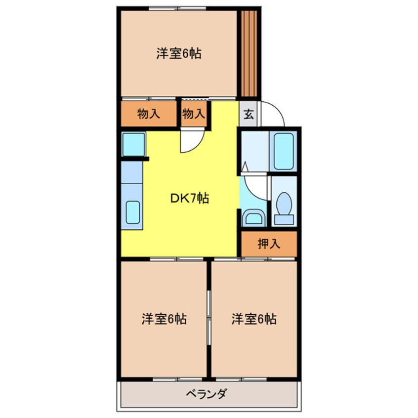 間取図 メゾン高羽