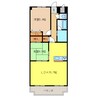 シルクワームズ 2LDKの間取り