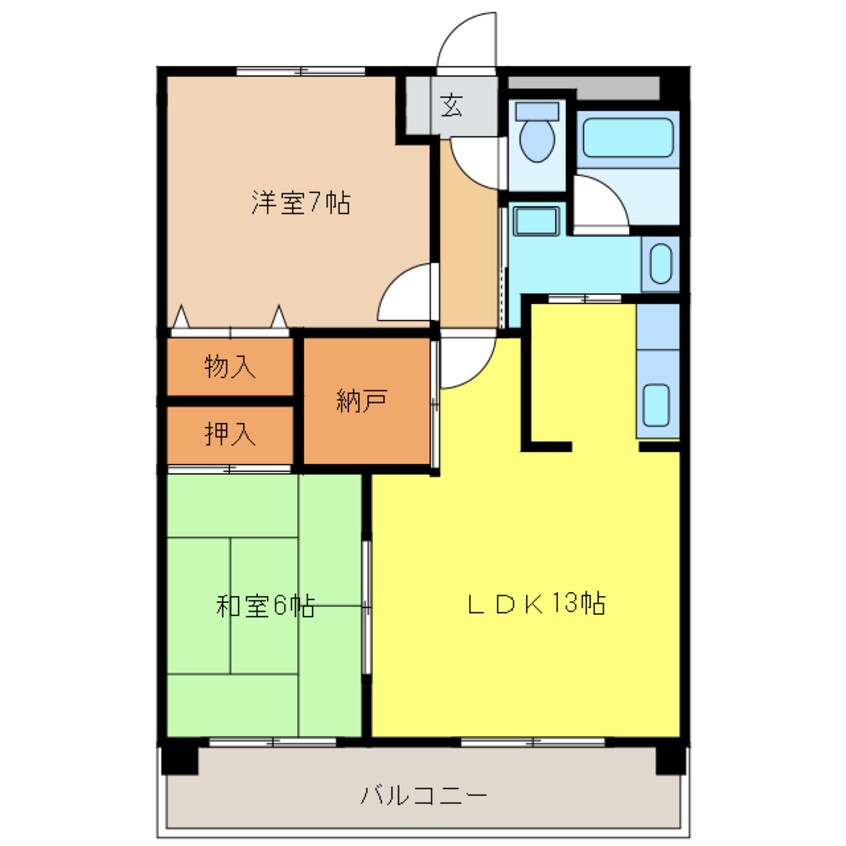 間取図 セレーブル城西