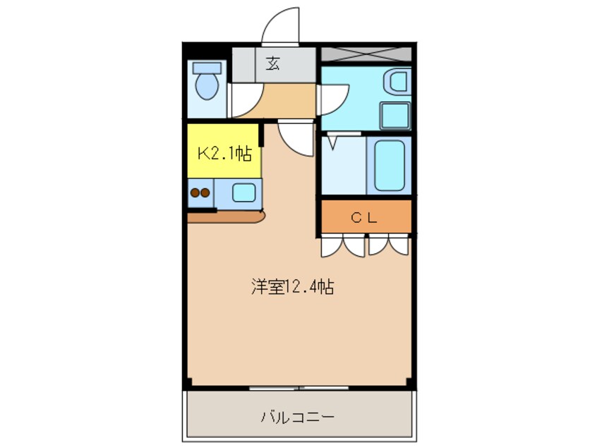 間取図 サンパレスⅢ