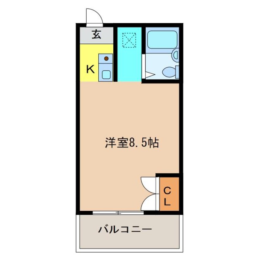 間取図 大口平和マンション