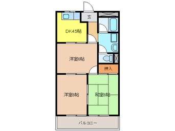 間取図 ロイヤルパーク花戸
