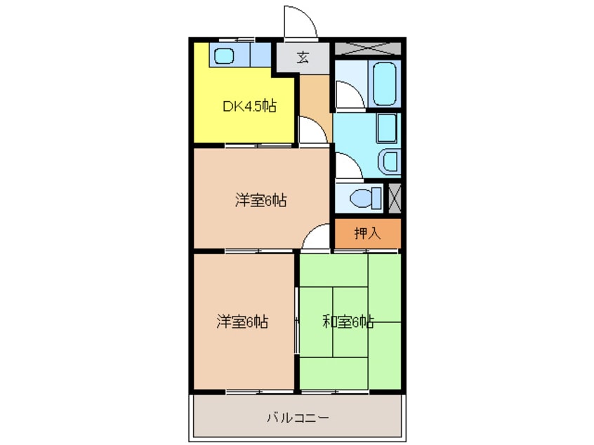間取図 ロイヤルパーク花戸