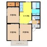 ハイツ花菱Ⅱ 3DKの間取り