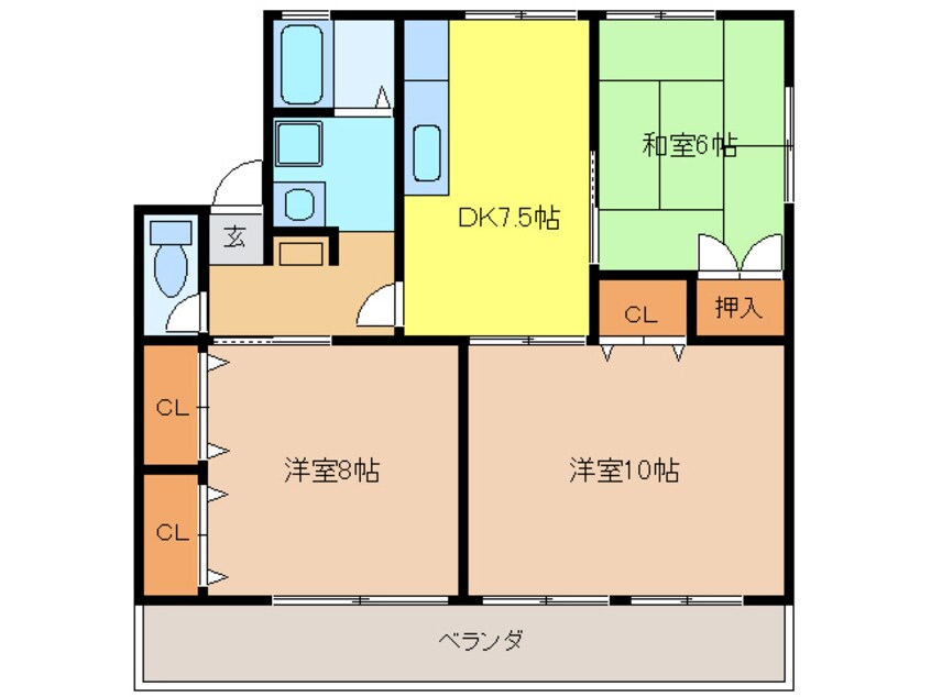 間取図 サンリッチ