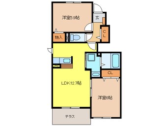 間取図 メゾンちとせ