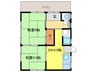 砂場北６３借家 2DKの間取り