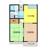 ジュテーム本郷 2DKの間取り