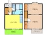 アイリス江南 2LDKの間取り
