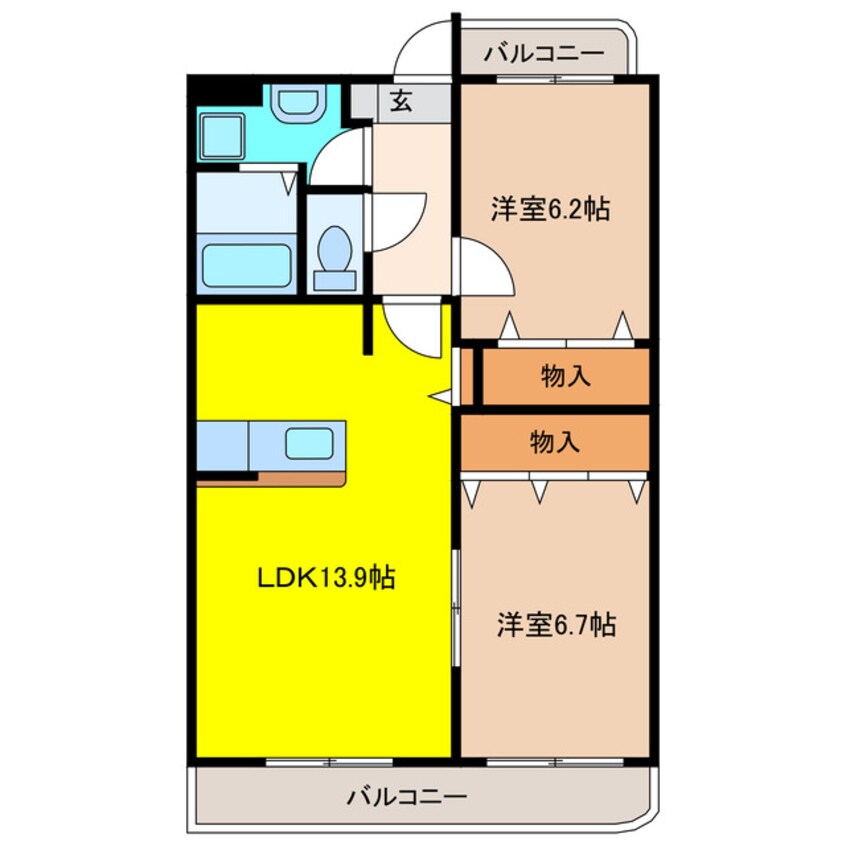 間取図 ファシネーションⅡ