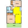 アネックス・コンドウ 2LDKの間取り