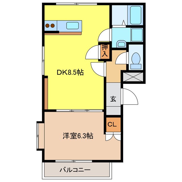 間取り図 ピースフルドロール