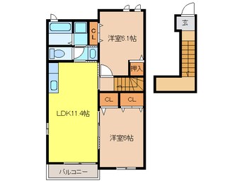 間取図 ゼファーⅡ