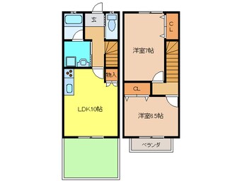 間取図 ＡＰＴ王塚