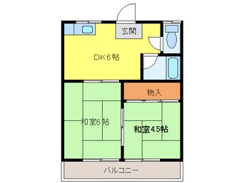 間取図 コーポラス江南