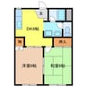 メゾン飛高 2DKの間取り