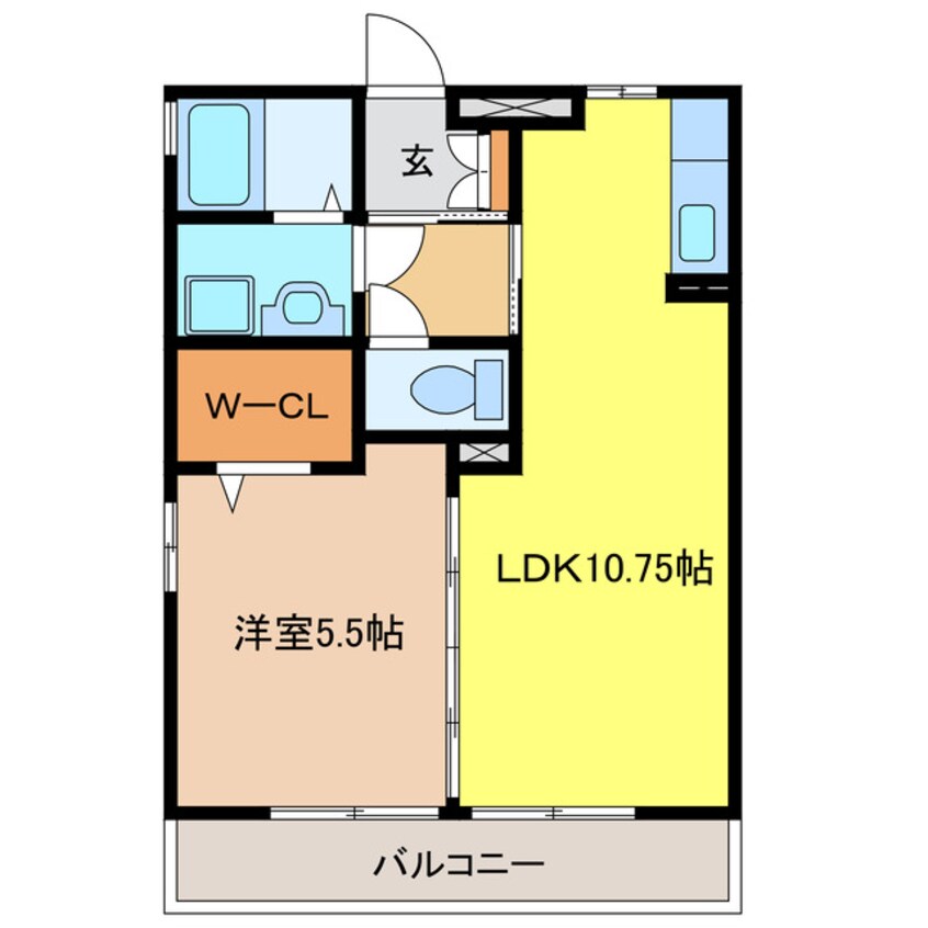 間取図 マノワール十六田