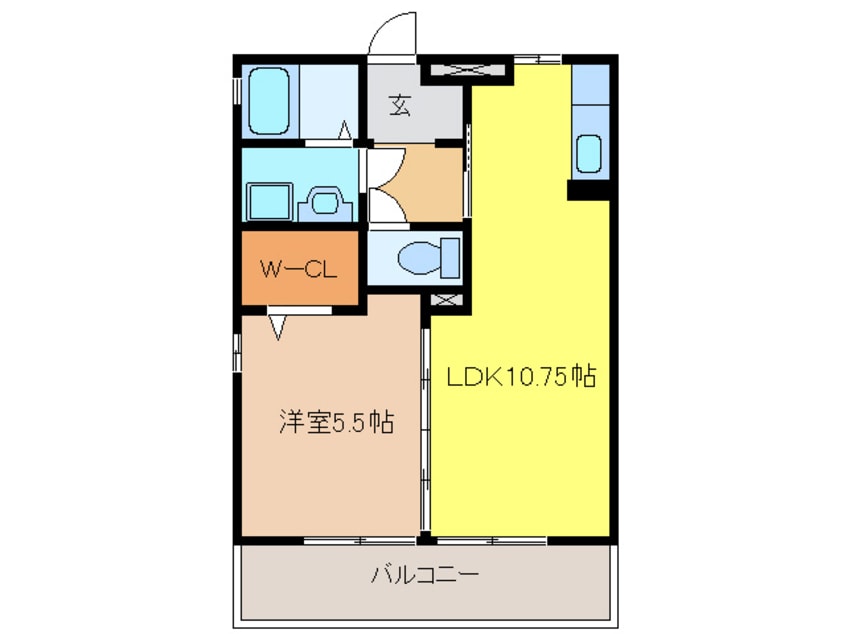 間取図 マノワール十六田