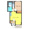 クレール 1LDKの間取り
