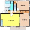 ファミール南山 2LDKの間取り