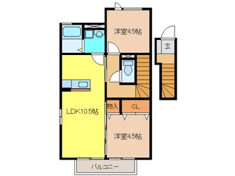 間取図 ルミエール・ミウ