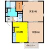 アヴァンセ 2DKの間取り
