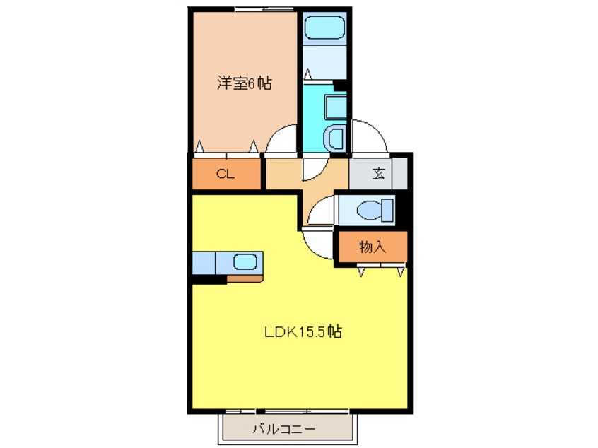 間取図 アベニール十六田